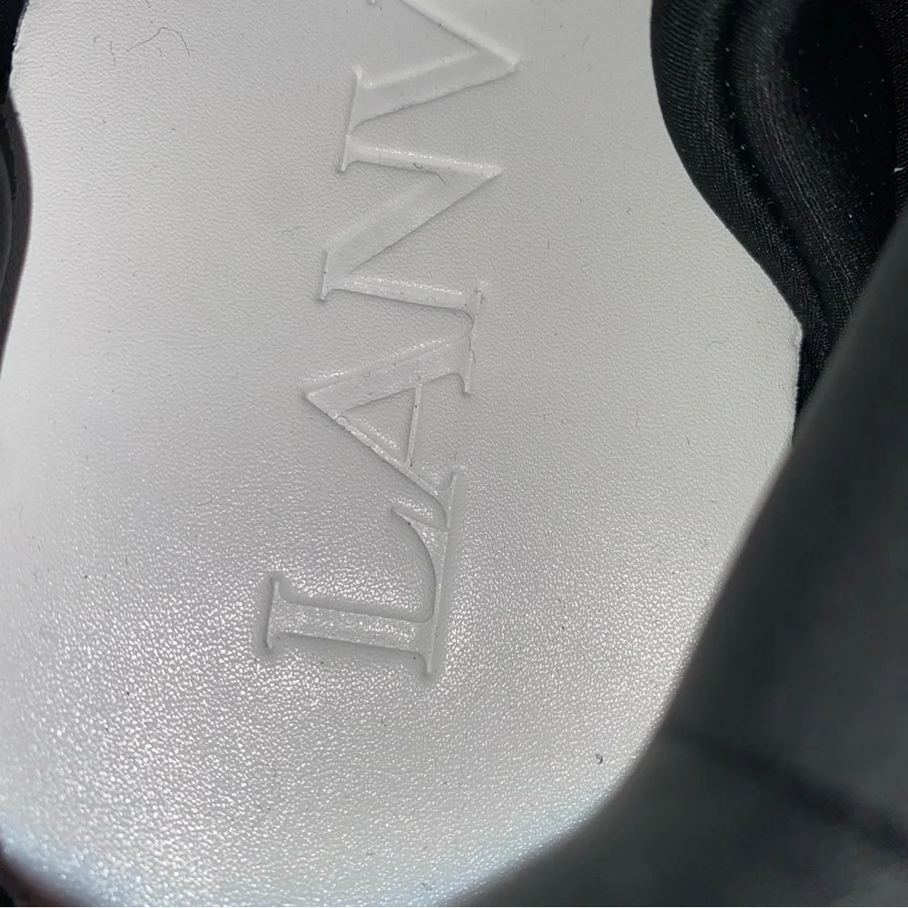 Lanvin Black and White Kids Sneakers - Picture 5 of 6